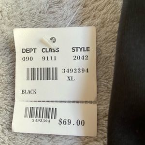 Black open back dress